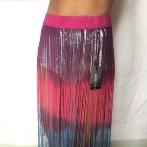 Club Exx fringe skirt